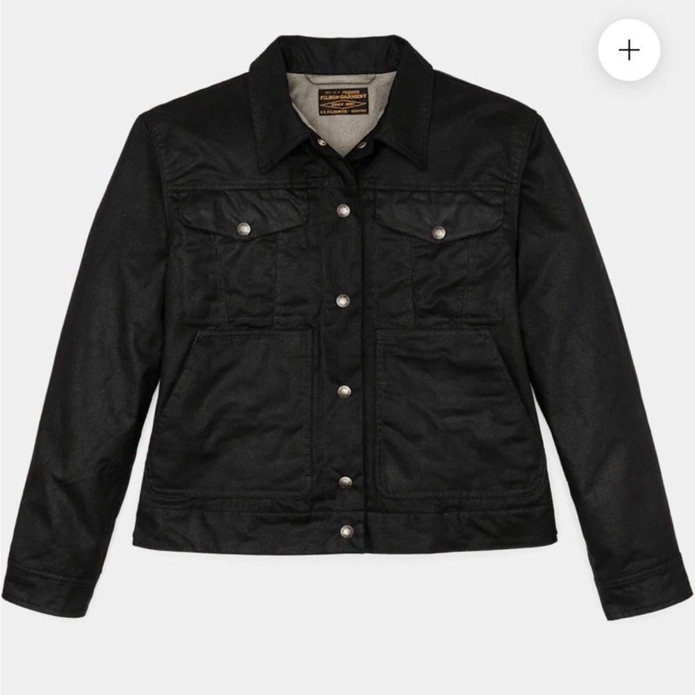 Filson WOMEN'S SHORT LINED CRUISER JACKET BLACK